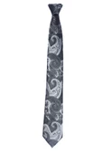 Cengiz İnler Çiçek Şal Desen Mendilli Mikrofiber Erkek Kravat - 2