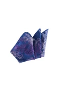 Cengiz İnler Kesik Çizgi Şal Desen Mendilli Mikrofiber Erkek Kravat - 3