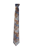Cengiz İnler Çiçek Şal Desen Mendilli Mikrofiber Erkek Kravat - 3