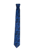 Cengiz İnler Sarmaşık Desenli Mendilli Mikrofiber Erkek Kravat - 7