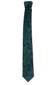 Cengiz İnler Sarmaşık Desenli Mendilli Mikrofiber Erkek Kravat - 2