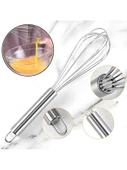 Paslanmaz Lüx Büyük Boy Çırpma Karıştırma Teli Çırpıcı 33 cm thumbnail 1