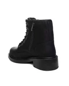 Darkworld 099-G Siyah Cilt Fermuarlı Bot - 4