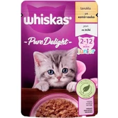 Whiskas Pure Delight Tavuklu Yavru Kedi Maması 85 Gr - 1