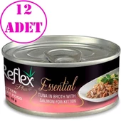 Reflex Plus Essential Kitten Somonlu Yavru Kedi Konservesi 70 Gr 12 AD thumbnail 2