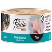Felicia Tahılsız Ton Balık Filetolu Yaş Kedi Maması 85 Gr - 1