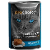 Pro Choice Sardalya ve Hamsili Tahılsız Pate Yetişkin Kedi Konservesi 400 Gr - 1