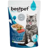 Best Pet Jelly Ton ve Hamsili Kedi Maması 85 Gr - 1