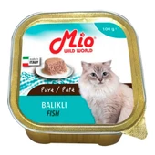 Mio Kedi Konservesi Balık Etli Püre 100 Gr - 1