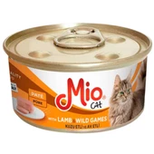 Mio Kuzu Etli ve Av Hayvanlı Püre Kedi Konservesi 85 Gr - 1