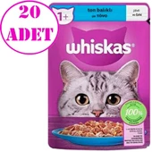 Whiskas Ton Balıklı Jöleli Kedi Konserve Maması 85 Gr 20 AD - 1