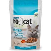 Ro Cat Ton Balıklı Hamsili Kedi Yaş Maması 85 Gr - 1