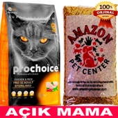 Prochoice Pro 32 Tavuk ve Prinçli Kısırlaştırılmış Kedi Maması Açık 1 Kg - 1