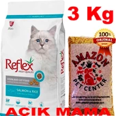 Reflex Kısır Somonlu Kedi Maması Açık 3 Kg - 1