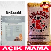 Dr Sacchi Düşük Tahıllı Somonlu Kısır Kedi Maması Açık 1 Kg - 1