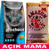 Prochoice Pro 34 Somonlu ve Prinçli Kedi Maması Açık 1 Kg - 1