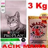 Proplan Sterilised Hindili Açık Kedi Maması 3 Kg - 1