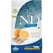 ND Ocean Tahılsız Ringa Balığı Ve Portakallı Kısır Kedi Maması 1,5 Kg - 1