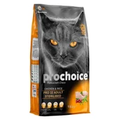 Prochoice Pro 32 Tavuklu ve Prinçli Kısırlaştırılmış Kedi Maması 15 Kg - 1