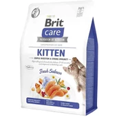 Brit Care Gentle Digestion & Strong Immunity Tahılsız Somonlu Yavru Kedi Maması 7 Kg - 1