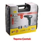 Çift Akülü Li-ion Batarya 12V Çift Vitesli 1300 mAh Led Işıklı Darbesiz Anahtarsız Vidalama - 6