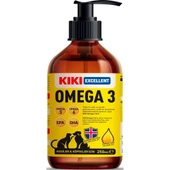 KIKI Excellent Kedi ve Köpek İçin Omega 3 Balık Yağı 250 ml - 1