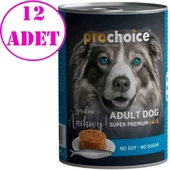 Pro Choice Sardalya ve Hamsili Pate Köpek Konservesi 400 Gr 12 Ad - 1