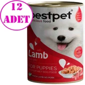 BestPet Kuzu Etli Yavru Köpek Konservesi 400gr 12 AD - 1