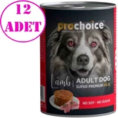 Pro Choice Kuzu Etli Pate Köpek Konservesi 400 Gr 12 AD - 1