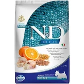 ND Düşük Tahıllı Morina Balıklı Portakallı Küçük Irk Yetişkin Köpek Maması 2,5 Kg - 1