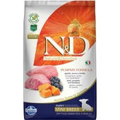 ND Balkabak Kuzu Yaban Mersinli Küçük Irk Yavru Köpek Maması 2,5 kg - 1