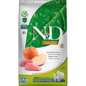 N&D Köpek Maması Yaban Domuzu Elmalı Tahılsız Med. Maxi 2,5 kg - 1