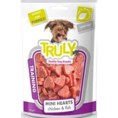 Truly Training Tavuklu ve Balıklı Kalp Şeklinde Yumuşak Köpek Ödülü 90 Gr - 1
