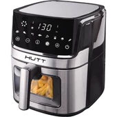 Hutt Oa6 Air Fryer 6,5 Lt. Cam Kapaklı Xxl 1700W Yağsız Fritöz Oa6 - 1