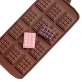 Silikon Mini Tablet Buzluk ve Çikolata Kalıbı (MNT-12) - 2