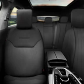 Otom Exclusive Koruyucu Oto Koltuk Minderi Premium Süet   Siyah - 2