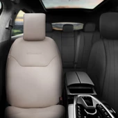 Otom Exclusive Koruyucu Oto Koltuk Minderi Premium Süet Bej - 2