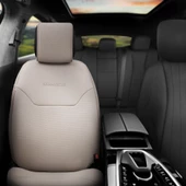 Otom Exclusive Koruyucu Oto Koltuk Minderi Premium Deri  Bej - 2