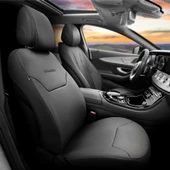 Otom Exclusive Koruyucu Oto Koltuk Minderi Premium Deri  Siyah - 1