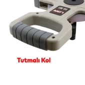 Saplı Şerit Metre Pratik Makaralı Kollu Tutamaklı Çelik 50 Metre Arazi Adli Olay Yeri Ölçüm Metresi thumbnail 5