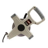 Saplı Şerit Metre Pratik Makaralı Kollu Tutamaklı Çelik 50 Metre Arazi Adli Olay Yeri Ölçüm Metresi thumbnail 2