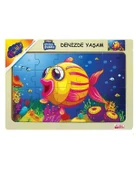 Playwood Ahşap Eğitici Puzzle Denizde Yaşam ONY187 - 1