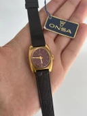 Onsa 25mm Deri Kordon Vintage Kadın Kol Saati 020 (Kutusuz) thumbnail 1