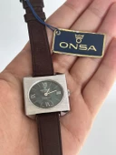 Onsa Deri Kordon Vintage Kadın Kol Saati 023 (Kutusuz) - 5