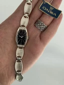 Onsa Gümüş Kordon Vintage Kadın Kol Saati 014 (Kutusuz) thumbnail 1