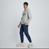 Ellesse Erkek Sweatshirt Kapüşonlu Gri - 5