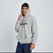 Ellesse Erkek Sweatshirt Kapüşonlu Gri - 4
