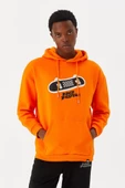 No Fear Erkek Sweatshirt Kapüşonlu Turuncu M500246 - 2