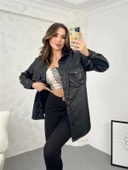 Bayan Yeni model Deri Ceket 88781 - 1