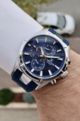 Daniel Klein DKISTE789 Lacivert Gümüş Renk İç Göstergeleri Aktif Erkek Kol Saati - 3